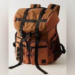 NWT Free People New Heights Hiker Pack Backpack in Saddle